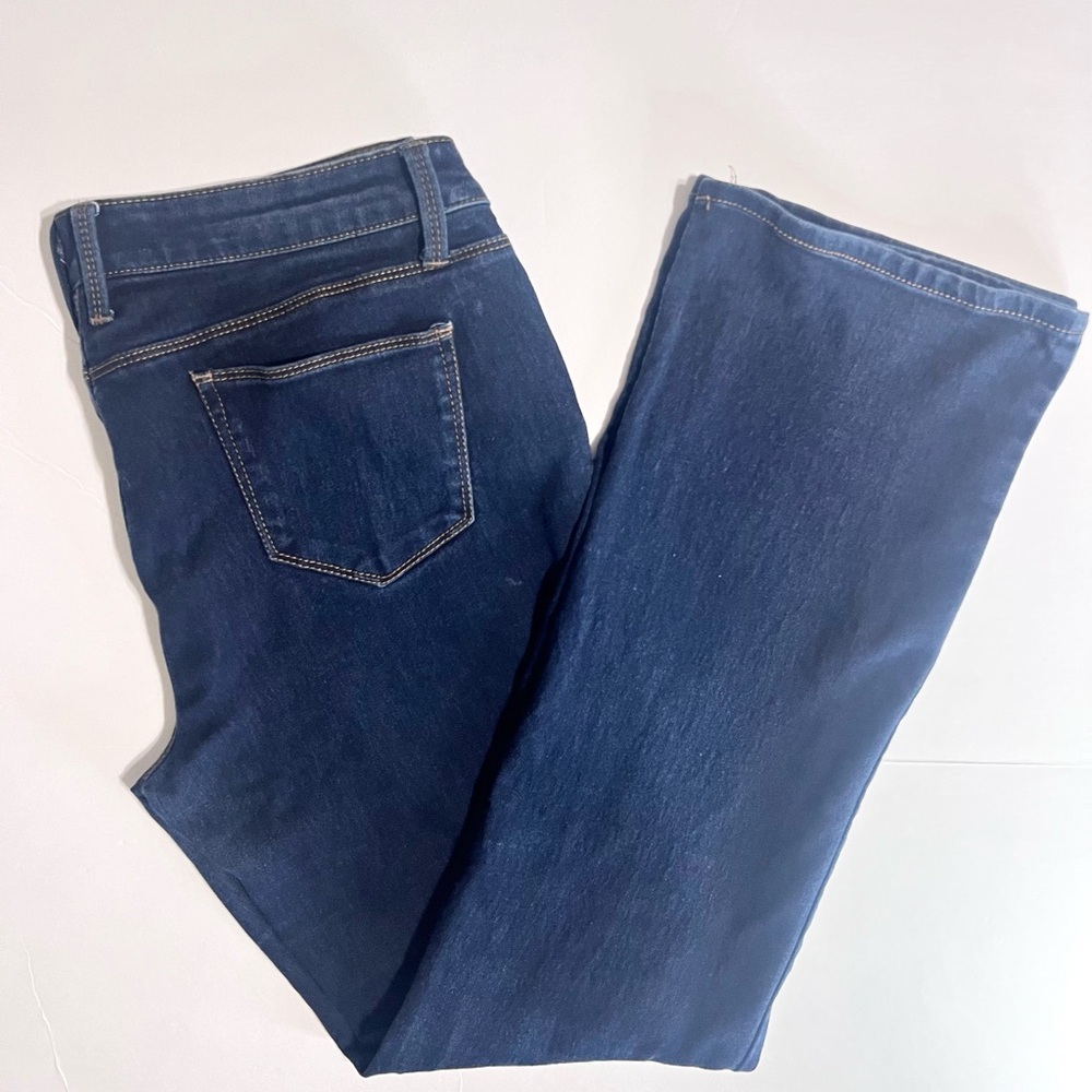 No Boundaries Juniors Bootcut Dark Wash Blue Jeans 15